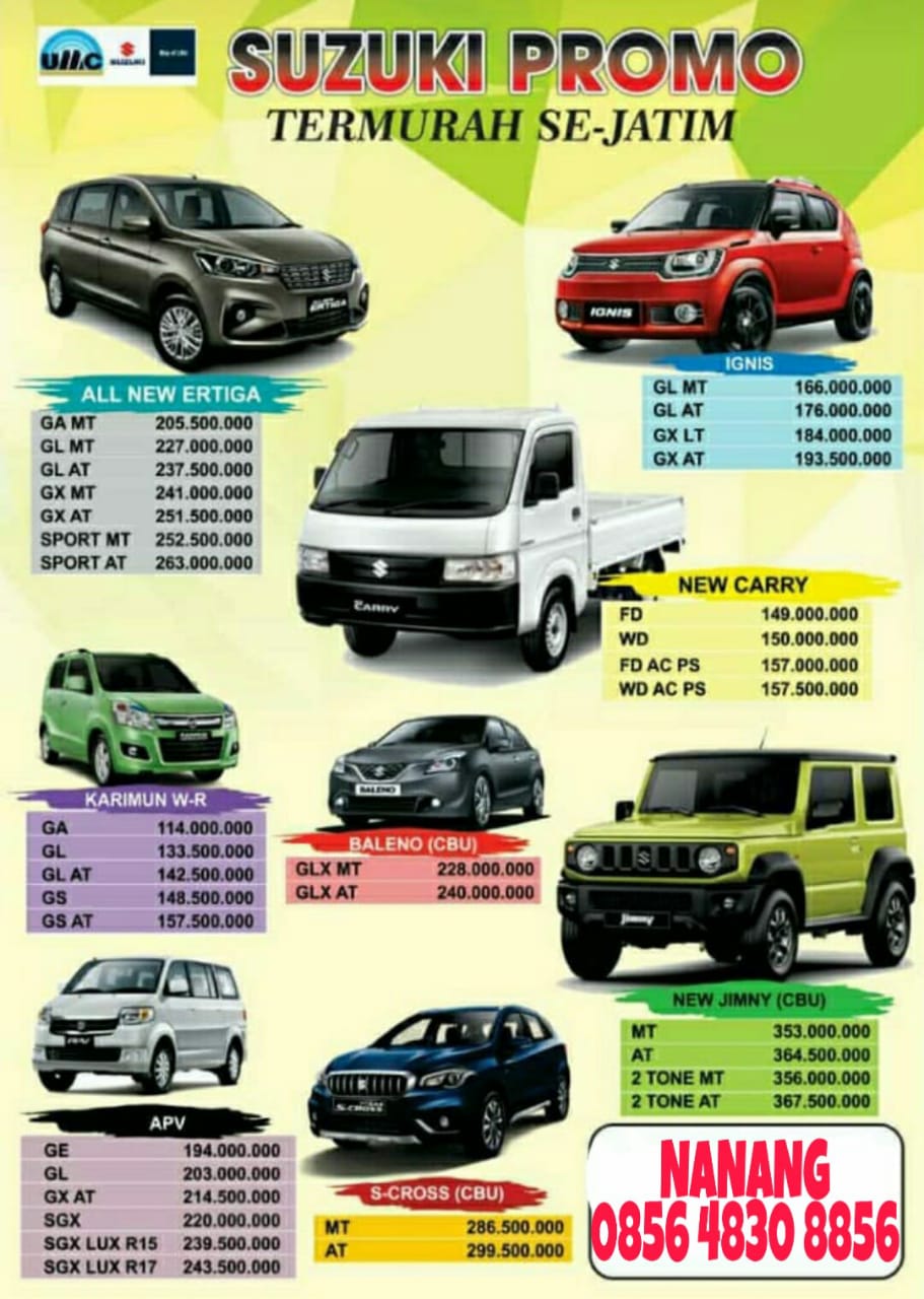 Sales Suzuki Gresik Nanang 0856-4830-8856 WA Promo 